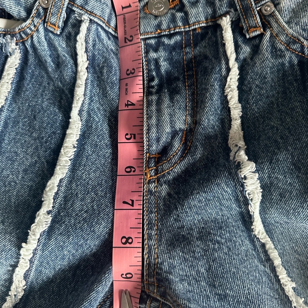NWT REVICE A-list Highlight White Stripe Jeans, 29 - Picture 14 of 14